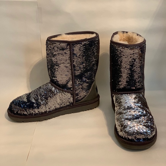 reversible sequin uggs